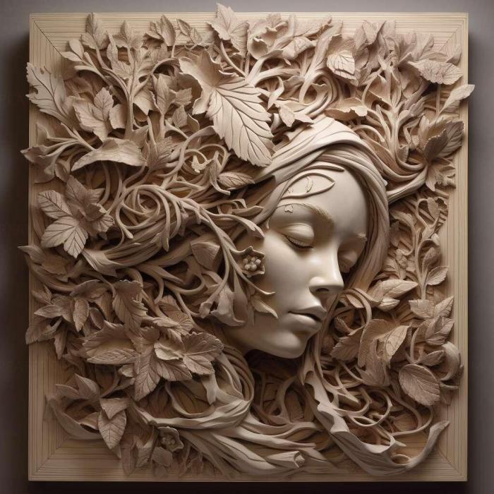 نموذج ثلاثي الأبعاد لآلة CNC 3D Art 